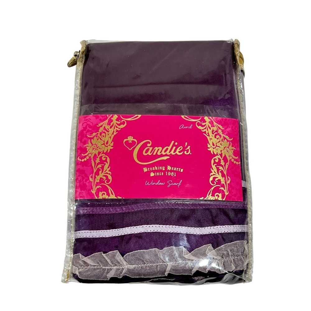 Candie's Avril Purple One Window Scarf - 40"x168" - New - 100% Polyester -Kohl's
